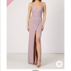 Azazie Adley Dress, Size A4, Vintage Mauve